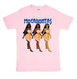 Mocahontas Black Women Pocahontas Tshirt - LIGHT PINK TEE