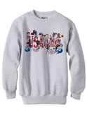 1992 Vintage Nba Olympic Dream Team Going Global sweatshirt shirt - Ash Grey