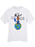 Lil penny on globe Afernee Hardaway air max penny 1 Orlando Magic caricature cartoon vintage retro t shirt - Ash Grey tee