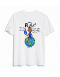 Lil penny on globe Afernee Hardaway air max penny 1 Orlando Magic caricature cartoon vintage retro t shirt - White tee