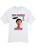 Scarface Tony Montana Caricature Cartoon tee tshirt - Ash Grey