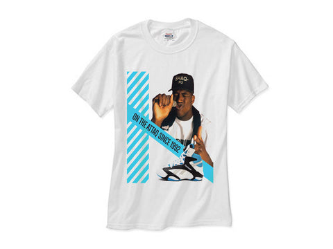 Shaq Attaq 92 shirt white tee Shaquille O neal