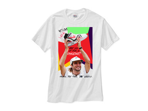 Andre Agassi Challenge white tee