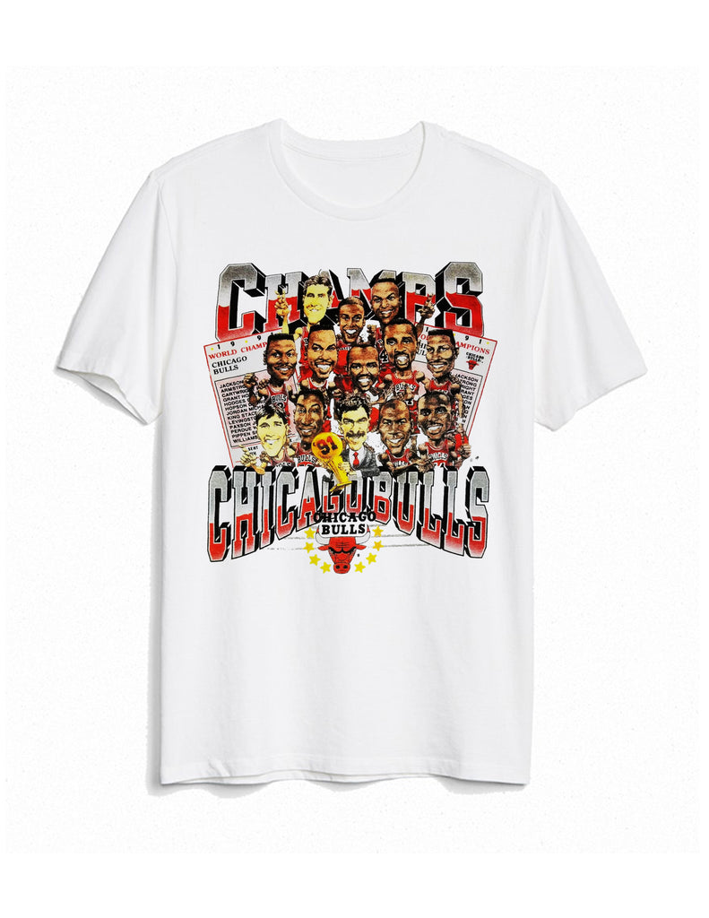 Vintage 1991 Michael Jordan Chicago Bulls Legacy shirt tee tshirt - White
