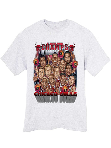 Vintage 1997 Michael Jordan Chicago Bulls Legacy shirt tee tshirt - Ash Grey