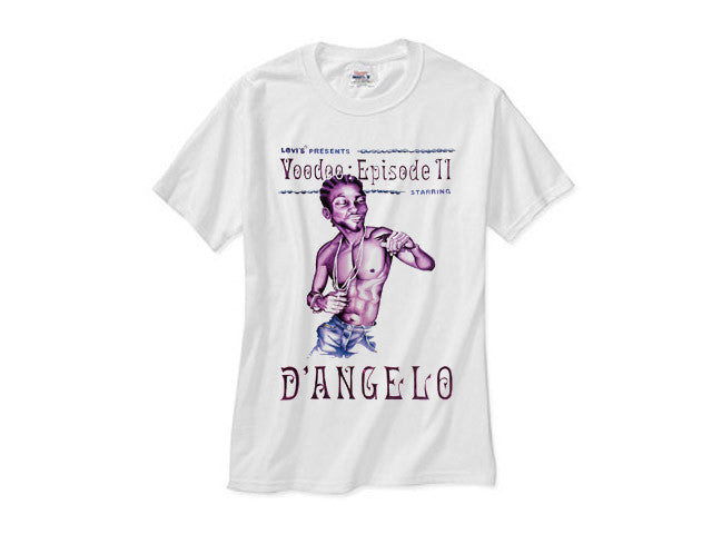 D'Angelo Voodoo white tee shirt