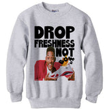 Fresh Prince Jordan 14 Candy Cane Rip Hamilton pe sweatshirt sweater shirt - Ash Grey