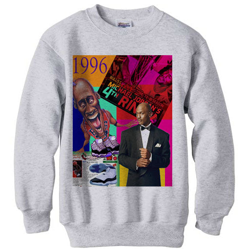 Jordan 11 Concord Memories sweatshirt sweater shirt - Ash Grey