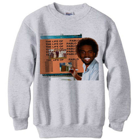 Kanye West tlop the life of pablo shirt sweatshirt - Ash Grey