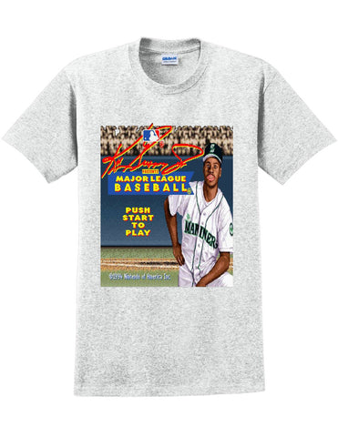 Ken Griffey Jr Max Retro Game tshirt - ash grey