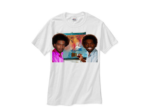 Kanye West and Kid Cudi Kids See Ghosts Merch Portrait tee shirt tshirt - White
