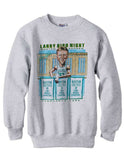 Vintage Larry Bird Night Championships Boston Celtics shirt sweatshirt fleece - Ash Grey