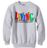 Living Single Logo shirt sweatshirt - Ash Grey