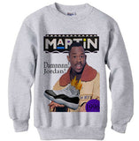 Martin Jordan 11 Concord sweatshirt sweater shirt - Ash Grey