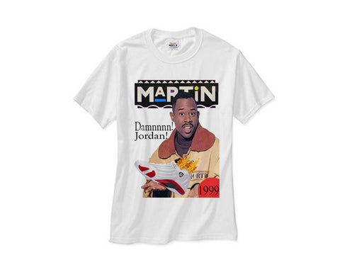 Martin Jordan 14 Candy Cane Rip Hamilton pe shirt tee tshirt - White