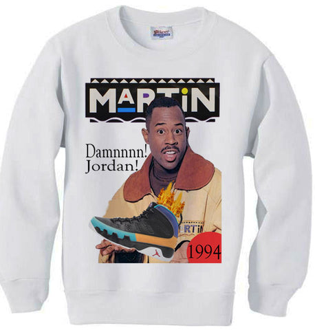 Martin Jordan 9 Dream It Do It shirt sweater sweatshirt - White