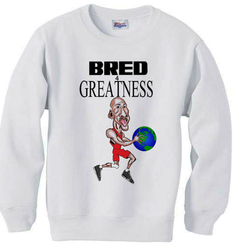 Jordan 4 Bred Red Black Cement Greatness sweatshirt sweater shirt - White
