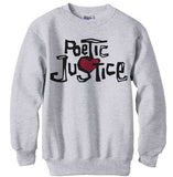 Poetic Justice shirt sweatshirt - ash grey
