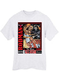 Vintage 1996 Dennis Rodman Caricature Cartoon Chicago Bulls tshirt tee - Ash Grey
