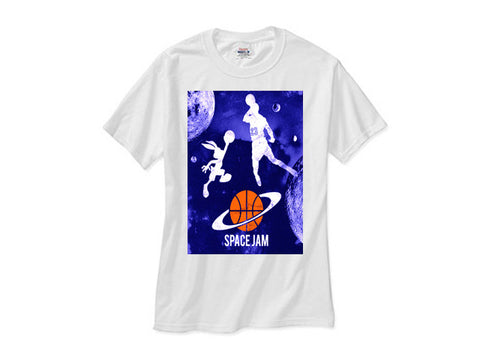 Space Jam Galaxy shirt white tee