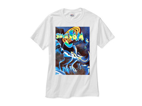 Space Jam Line Up shirt white tee