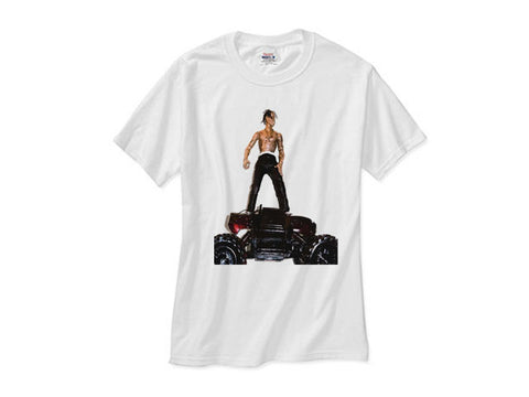 Travis Scott Toy Rodeo T Shirt White and Ash Grey