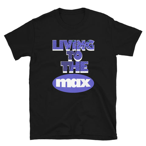 Living To The Max Match Your Silver Bullet Nike Air Max BW Persian Purple Black T-Shirt