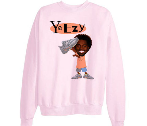 Kanye West Yeezy 700 Inertia shirt sweatshirt - Light Pink