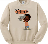 Kanye West Yeezy 700 Inertia shirt sweatshirt - Beige Tan