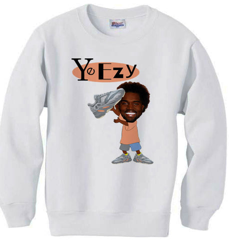 Kanye West Yeezy 700 Inertia shirt sweatshirt - White
